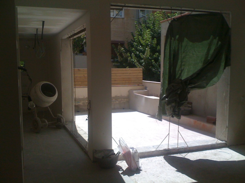 La obra de Marc y Laura empieza a ser un piso!!