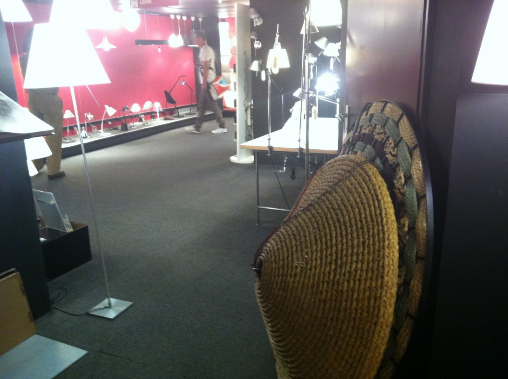 Nuestras lamparas en Vinçon